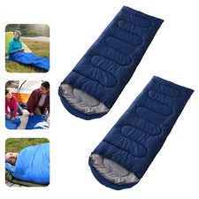 2PCS Thick Adult Cold Weather Sleeping Bag For Big  Tall Waterproof Winter Bags