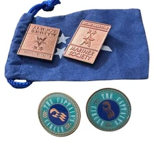 Capitan Circle & Holland America Mariner Society Lapel Pin - Lot  4 Cruise Ship
