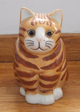QUAIL POTTERY ''MINNIE'' GINGER CAT  4.1/2inch