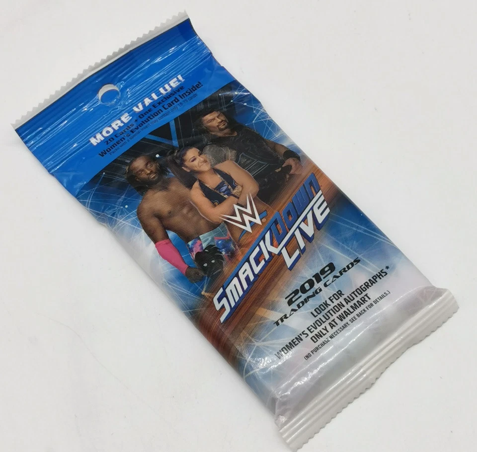 Topps Wwe Wrestling Smackdown Fat Pack 2019