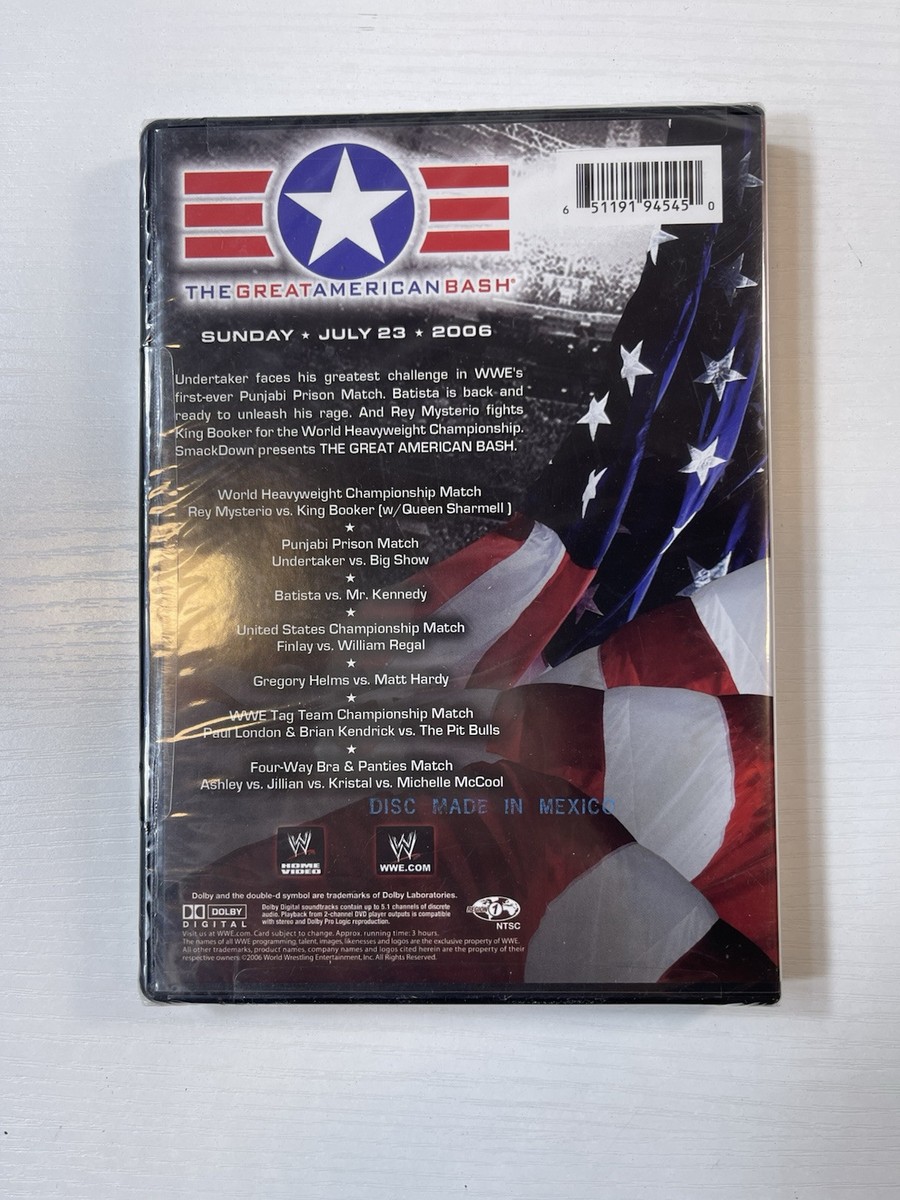 スポーツ・フィットネス THE GREAT AMERICAN BASH DVD WWE - The Great American Bash (DVD, 2007) Bobby Lashley John