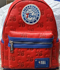 Loungefly Philadelphia 76ers NBA Red Blue Backpack — photo 1