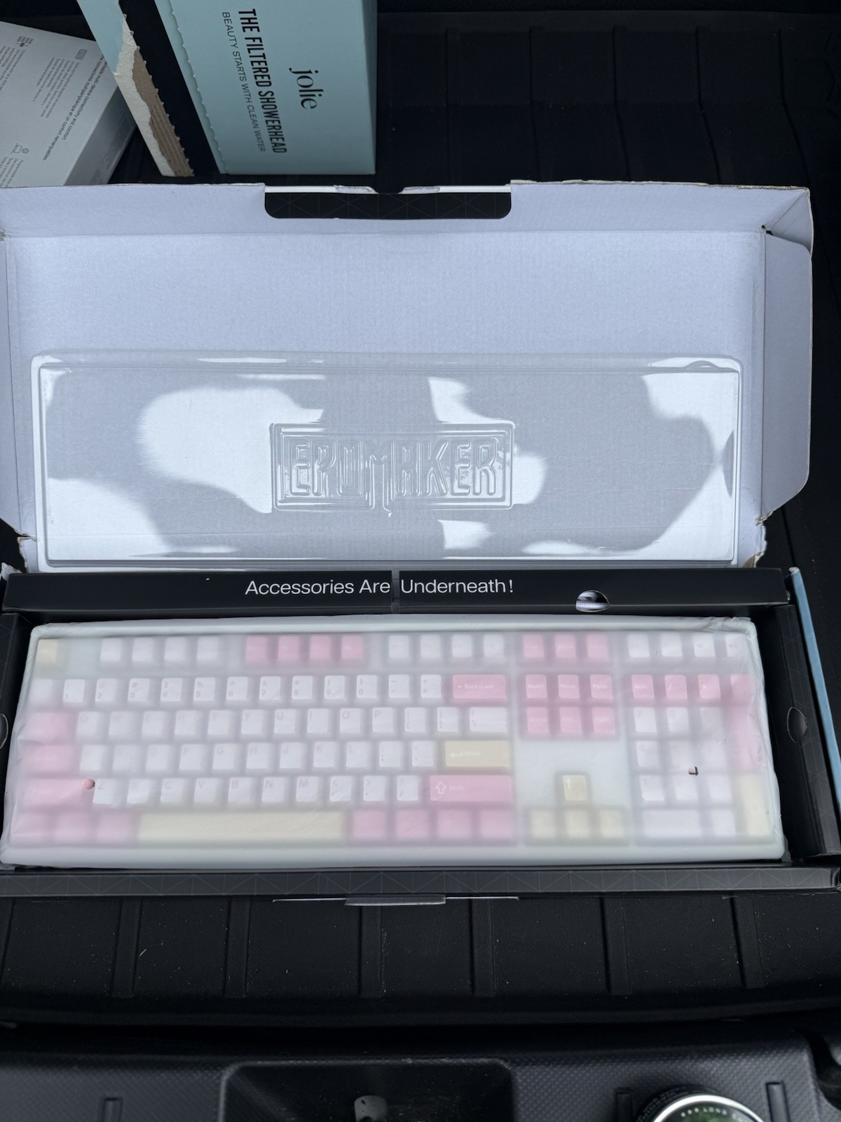 Epomaker TH108 108-Key Full-Size Pink Keyboard With Sea Salt Silent Switch