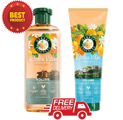  Herbal Essences Dolce Vita Orange Scent Volume Shampoo350ml &Conditioner250ml