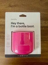Owala Bottle Boot for 24oz Water Bottle, Bright Pink, Anti-slip Protection