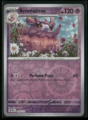 Aromatisse SV: Prismatic Evolutions 039/131 Reverse Holo NM