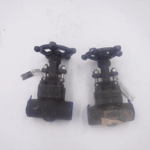 2 Pack Warren 3/4" Socket Weld Gate Valve API 602 851-8-S-624 Standard Port - Picture 1 of 2