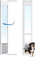 Large Dog Door for Sliding Glass Door, Openable Doggy Door for Sliding Glass Doo