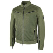 Spada Cafe Air Textile Jacket Motorbike Motorcycle - Olive Green