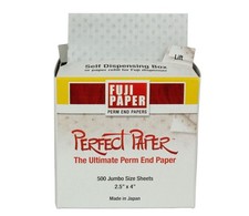 Fuji Paper The Ultimate Perm End Paper Contains 500 Jumbo Size Sheets 2.5  x 4  