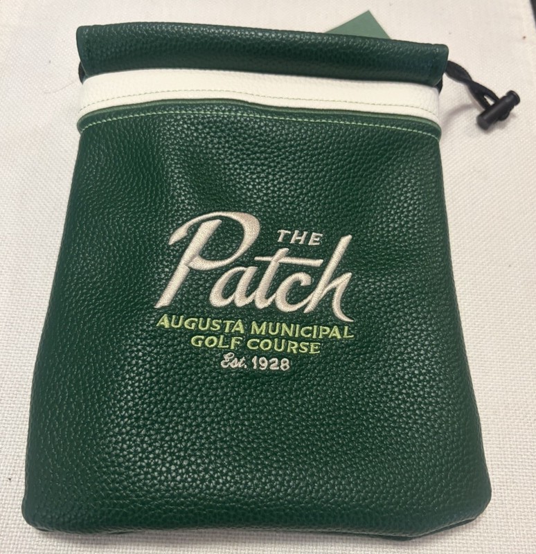 The PATCH Augusta - Not Masters - Valuables Pouch Golf - New With Tag   - 8”x6”