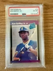 1989 DONRUSS #33 KEN GRIFFEY JR. ROOKIE RC PSA 6