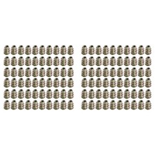 M4x10mm Thread Interface  Insert Nuts 120 Pcs for Wooden Furniture N8U7