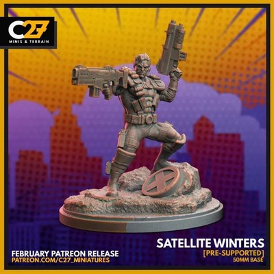 C27 - Cable Fan Sculpt (40mm Marvel Crisis Protocol Scale)