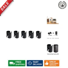 High-Quality 10 Pack Wire Shelf Lock Clips for 1" Shelving Posts - Perfect Fit