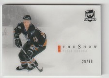 2023-24 UPPER DECK THE CUP SHOW WHITE PETER BONDRA 29/99 WASHINGTON CAPITALS
