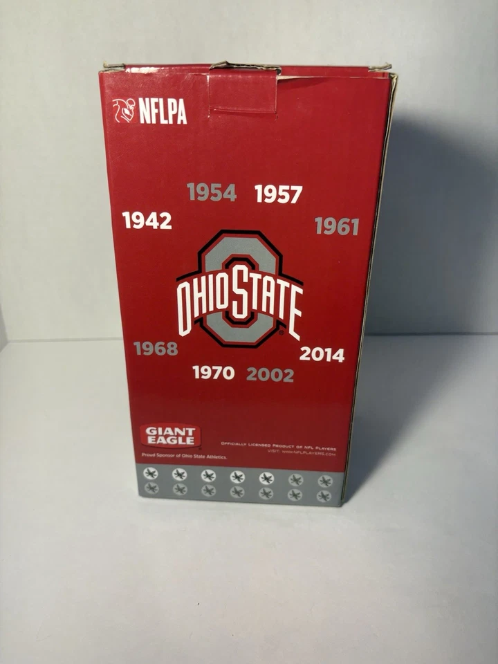 Autografiado Braxton Miller Ohio State Buckeyes 2014 Campeones Nacionales Bobblehead Foto 2 de 4