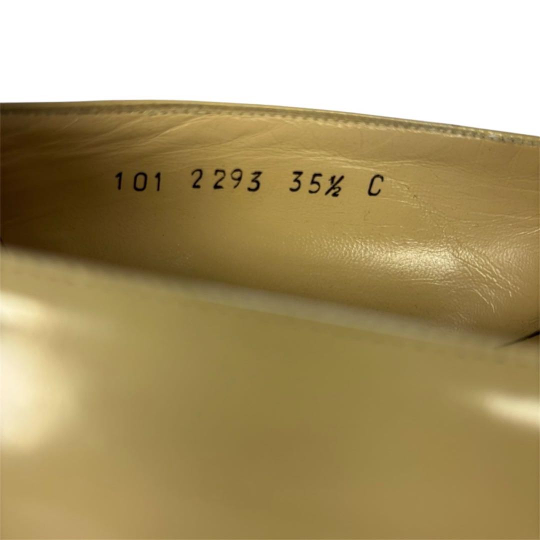 Gucci Horsebit Mid Heel Pumps Beige Leather Size 35.5 US About5.5 For Women thumbnail 13