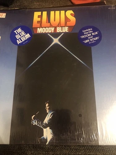 Elvis Presley  Moody Blue Vinyl LP 1977  AFL1-2428 Stereo