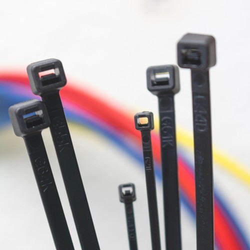 TOX Cable tie Clip, Black, UV-Resistant, for Universal use Indoors and Outdoors, - Photo 2/5