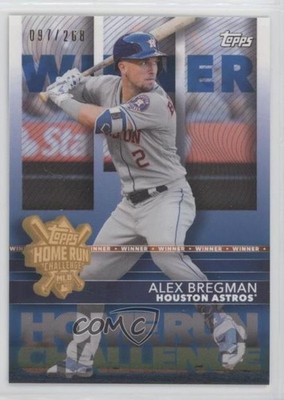 2020 Topps Home Run Challenge Winner August 97/268 Alex Bregman #HRC-26 hu7