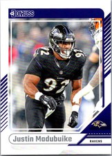 Justin Madubuike 2024 Donruss #49 Baltimore Ravens