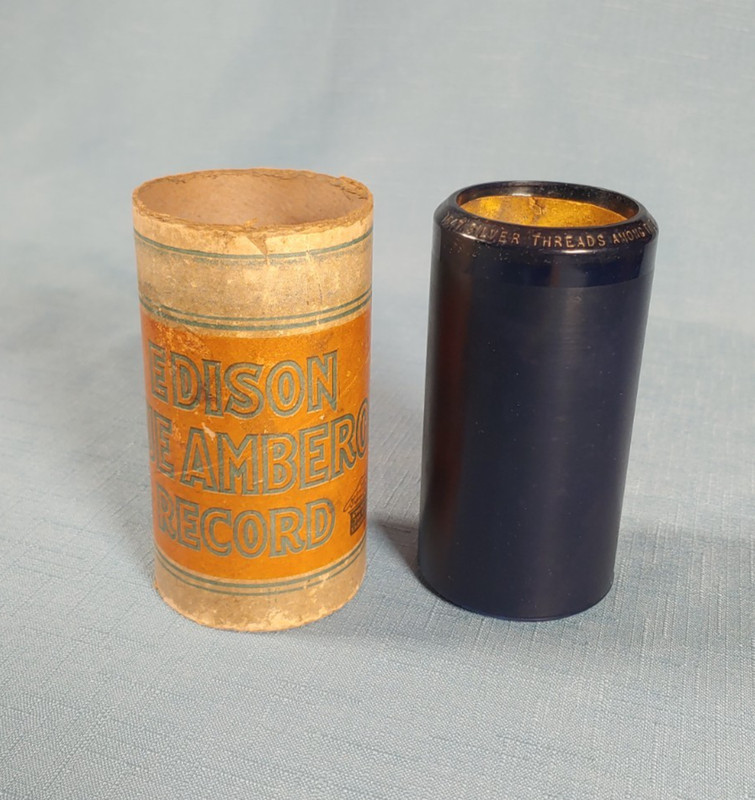Edison Blue Amberol Cylinder Record 1547 Silver Threads Among The Gold   Oakland