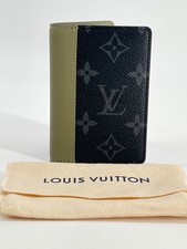 Louis Vuitton Pocket Organizer Monogram Eclipse canvas card holder