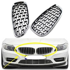 Frontgrill Kühlergrill Renngitter Gitter Diamant-Meteor für BMW E89 Z4 2009-2016