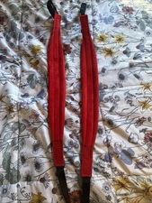 Correas De Accordeon Rojas Anchas Soft Wide Accordion Shoulder Straps Red