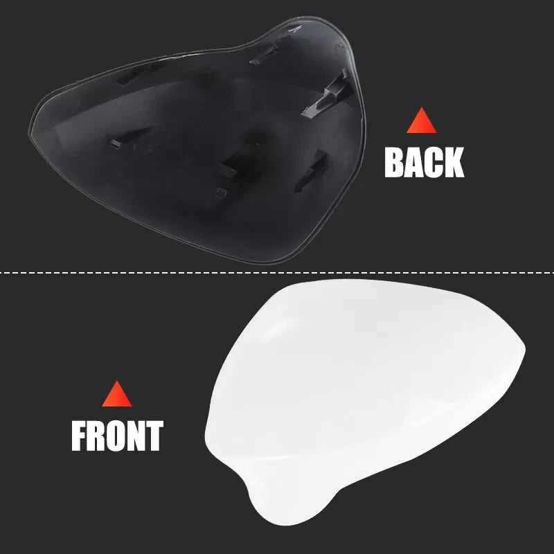 Cubierta de espejo retrovisor izquierdo blanco para Seat Ibiza 6J MK4 2008-2017 Foto 2 de 4