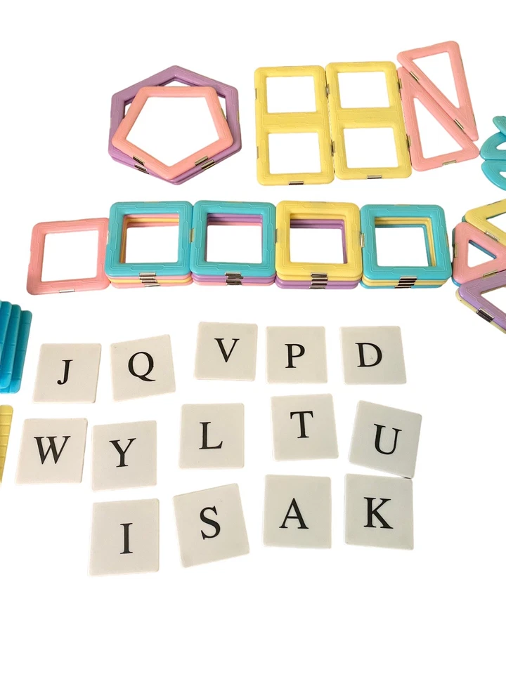 Intelligent Magnetic Building Letters Doors Windows Replacement Parts Lot Of 70 - Image 2 of 4