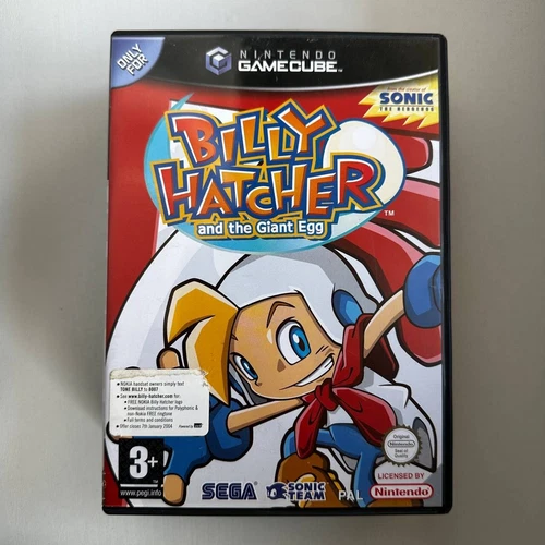 Billy Hatcher and the Giant Egg Nintendo GameCube From Sonic Hedgehog Creator