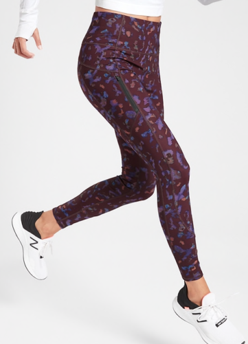 ATHLETA Rainier Leopard Tight Leggings 