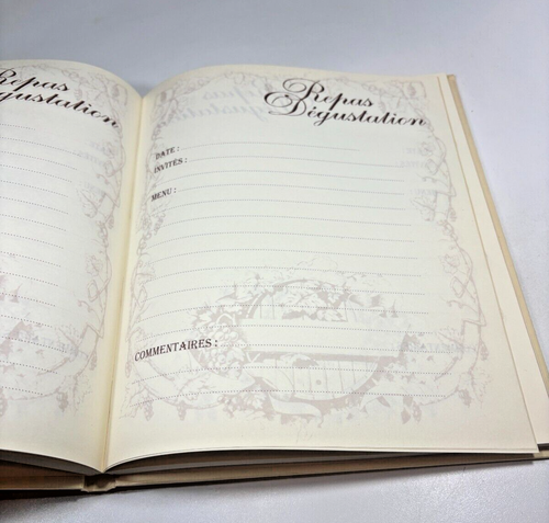 Vintage Livre de Cave Comptoir de Famille Wine & Food Pairing Journal in French - Picture 6 of 6