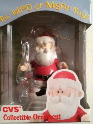 Santa Claus Ornament Rudolph of Misfit Toys CVS 1999 