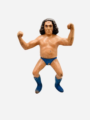 TOY WWF Andre the Giant LONG HAIR LJN Wrestling Ac...