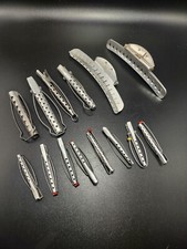 Vintage Goody Aluminum Hair Clips Hot Rollers Lot of 14