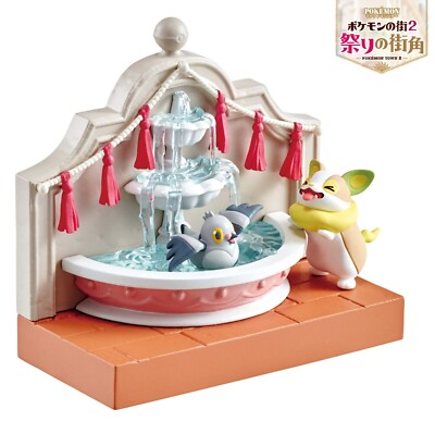 RE-MENT Pokemon Town 2 Festival Street Corner Mini Figure Toy #4 Pidove & Yamper