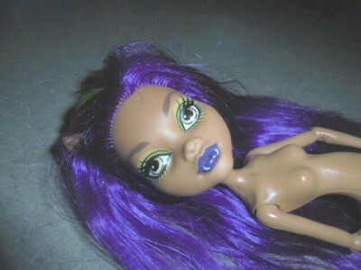 Clawdeen Wolf Monster High doll, nude Skull shores | eBay