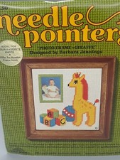 Vintage Sunset Designs Needlepoint Kit "Photo Frame - Giraffe" 5612 Open Kit 