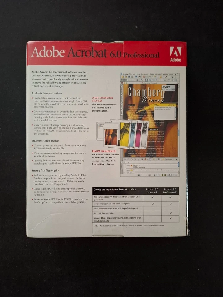 Adobe Acrobat 6.0 Professional Upgrade Version for MAC , New and Sealed. - Image 3 of 3