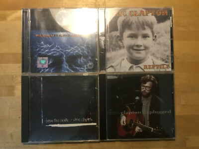 Eric Clapton [4 CD Alben] From the Cradle + Pilgrim + Uuplugged + Reptile