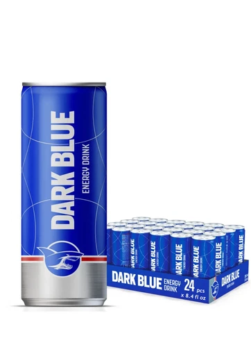 Dark Blue Energy Drink, 8.4 Fl Oz Pack of 24