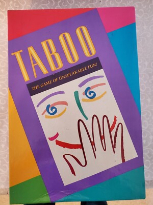 Taboo The Game of Unspeakable Fun!  Great Group Party Game! 1989 Mint Condition