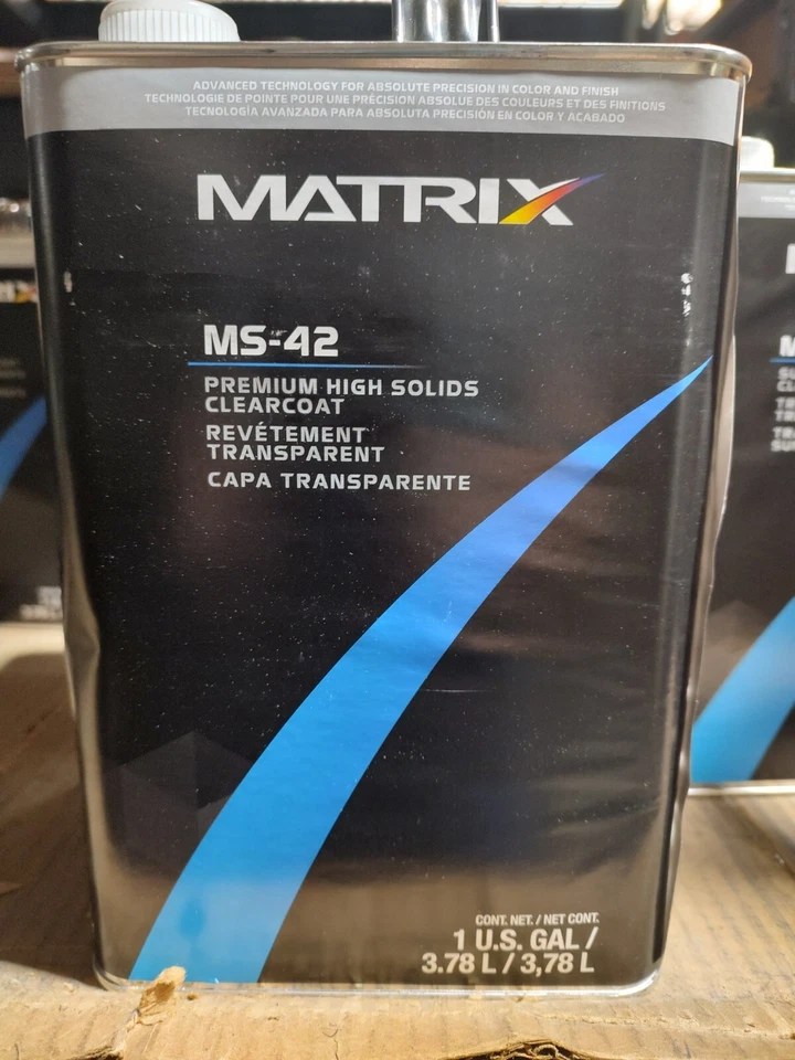 Matrix MS-42 Premium High Solids 6 Quart Clear Coat Kit. Normal, Slow or Fast Foto 3 de 3