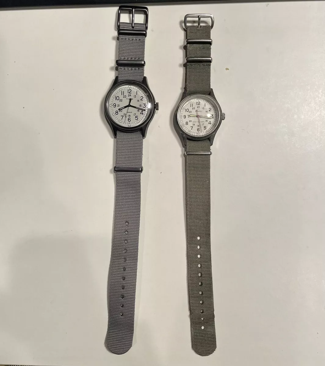 Timex J Crew Field Watch Circa 2010 & Timex MK1 x J Crew Watches