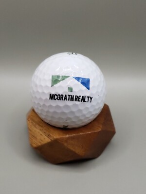 MCGRATH REALTY Logo Golf Ball Dixon Collectors Display Ball