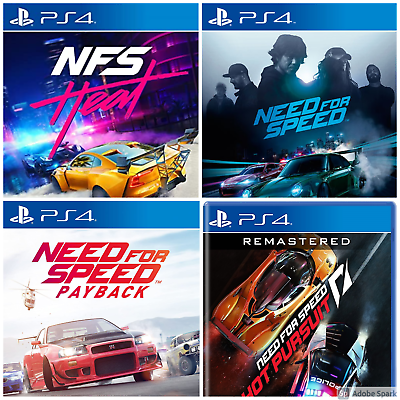 Need for Speed PlayStation PS4 Games - Choose Your Game