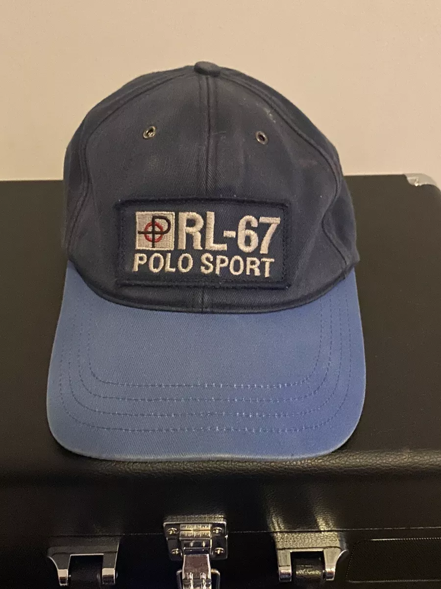 Vintage Polo Sport Ralph Lauren Marine Systems Hat Cap RL-67 Rare